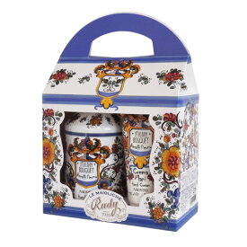 La Maioliche ハンドウォッシュ＆クリームギフトセット アマルフィピオニー Amalfi Peony Hand Wash & Cream Gift ラ・マヨルカ 正規品 ◆せっけん/液体石鹸/ボディソープ/ハンドクリーム/入浴/風呂/バスグッズ/ボディケア/アロマ/ギフト/プレゼント/香り/癒し/リラックス