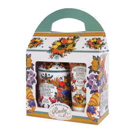 La Maioliche ハンドウォッシュ＆クリームギフトセット シチリアオレンジブロッサム Sicilian Orange Blossom Hand Wash & Cream Gift ラ・マヨルカ◆せっけん/液体石鹸/ボディソープ/ハンドクリーム/バスグッズ/ボディケア/アロマ/ギフト/プレゼント/香り/癒し/リラックス