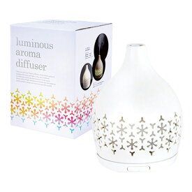 ルミナス アロマディフューザー スノー 《7色に変化する光》 Snow Aroma Diffuser Luminous 正規品 ◆アロマ ポット・ランプ・ディフューザー/ルームフレグランス