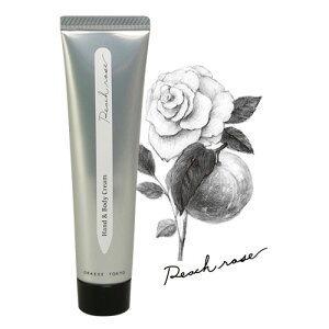y[֑ΉzGRASSE TOKYO nh{fB[N[ 35g s[`[Y Peach rose Hand & Body Cream O[XgELE Ki {fBPA/nhPA