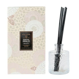 Voluspa ボルスパ ジャポニカ リードディフューザー S サンタルバニラ JAPONICA AMBIENCE Reed Diffuser SANTAL VANILLE 正規品 ◆ろうそく/蝋燭/トラベル/アウトドア/ルーム/消臭/1/f ゆらぎ/フレグランス/芳香/アロマ/ギフト/プレゼント/香り