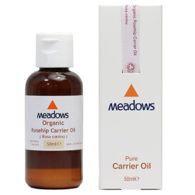 メドウズ ローズヒップ オイル 未精製 オーガニック 50ml Meadows アロマ キャリアオイル マッサージオイル