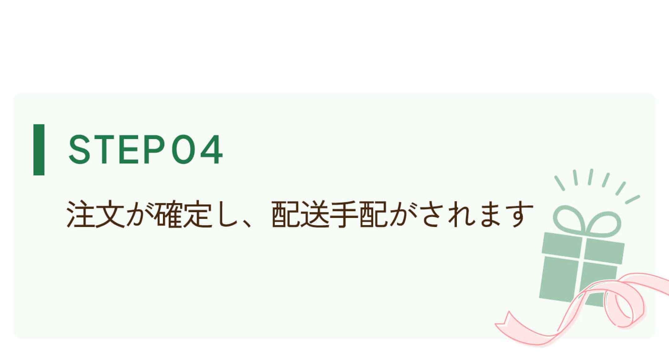 ギフトの贈り方STEP04