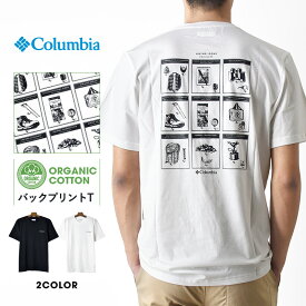 Columbia コロンビア Tシャツ メンズ バックプリント 半袖【ゆうパケット送料無料】【2-A9M】