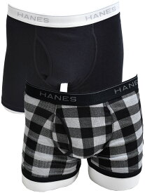 HANES ヘインズ メンズ ボクサーパンツ 2枚組 抗菌 防臭 前開き 下着 ブリーフ 2P【メール便送料無料W《M1.5》】【1-E10R】