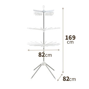 天馬 PORISH 室内物干しポーリッシュ 組立式スタンド式物干しパラソル型 PS-10K