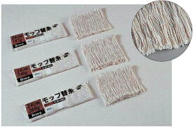 糸ラーグ（茶パック）（187g）【10枚セット】CL-361-521-0 〜テラモト〜『モップ替糸』『細糸』