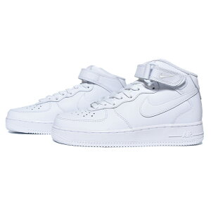 [15܂ł̂őII]NIKE WMNS AIR FORCE 1 MID '07 "All White" iCL EBY GAtH[X ~bh Xj[J[ (  zCg fB[X DD9625-100 )