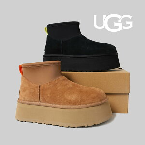 [�N�[�|����P2�{]UGG �A�O �E�B�����Y �N���V�b�N �f�B�b�p�[ WOMENS CLASSIC MINI DIPPER CHESTNUT BLACK ( �u�[�c BOOTS ���f�B�[�X �E�B�����Y 1168170 )