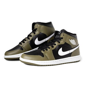 y}\N[|zzIzNIKE iCL GA W[_ ~bh Xj[J[ AIR JORDAN 1 MID "Black/Medium Olive" (  ubN I[u J[L Y DQ8426-092 )