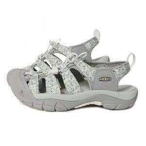 y15܂ł̂őIIzKEEN L[ Y j[|[g g V[Y T_ Xj[J[ M NEWPORT RETRO GREY ( O[ DF SANDAL 1030580 )