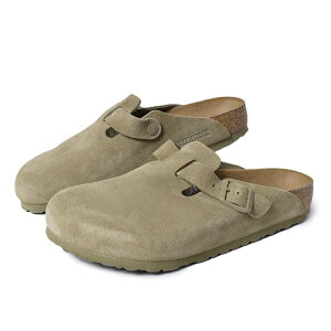 BIRKENSTOCK rPVgbN {Xg XG[h T_ BOSTON SUEDE ( REGULAR FIT ) Faded Khaki J[L 1025788