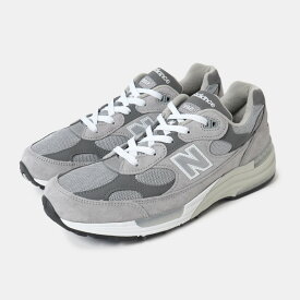 [クーポン＆P2倍!]NEW BALANCE ニューバランス 992 スニーカー U992GY "MADE IN USA" GREY ( グレー 灰色 993 D メンズ )