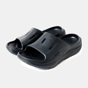 [N[|P2{I]HOKA zJ I Jo[ XCh T_ ORA RECOVERY SLIDE 3 BLACK (  ubN SANDAL Y 1135061-BBLC )