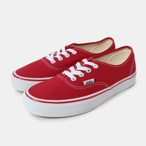 VANS oY I[ZeBbN Xj[J[ UA AUTHENTIC RED WHITE ( @Y  bh  zCg Y fB[X EBY Ki VN000EE3RED )