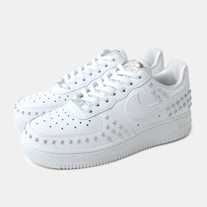 [15܂ł̂őII]NIKE iCL GAtH[X [ Xj[J[ AIR FORCE 1 LOW '07 XX White Studded (  zCg AF1 X^bY Vo[ AR0639-100 )