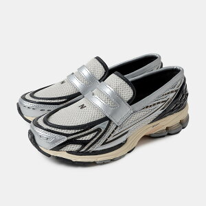 [}\N[|zzI]NEW BALANCE j[oX 1906 [t@[ Xj[J[ U1906LOB LOAFER SILVER METALLIC/CREAM (   ubN bV NB Y fB[X )