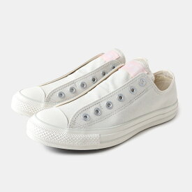 【10%割引実施中！15時までのご注文で即日発送！！】CONVERSE コンバース オールスター スリップ スニーカー ALL STAR SLIP FE OX PALE WHITE / LIGHT PINK ( スリッポン レディース ウィメンズ 31315611 )
