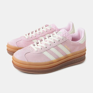 [15܂ł̂őII]adidas AfB_X K[ {[h EBY Xj[J[ GAZELLE BOLD W CLEAR PINK/CREAM/WHITE (  Kbc[ sN fB[X JQ7777 )