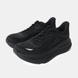 HOKA ONE ONE ホカ オネオネ ボンダイ 9 ワイド ランニング スニーカー BONDI 9 WIDE BLACK ( ブラック 黒 メンズ 快適 クッション性 1162013-BBLC )