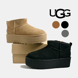 [}\N[|zzI]UGG AO EBY NVbN Eg ~j vbgtH[ WOMENS CLASSIC ULTRA MINI PLATFORM ( XG[h {A t@[ h   fB[X EB