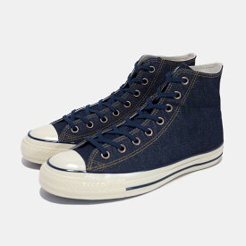 CONVERSE コンバース × Wrangler ラングラー オールスター エイジド ハイ スニーカー ALL STAR AGED BD HI INDIGO ( デニム コラボ メンズ 31315590 )