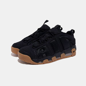 y15܂ł̂őIIzNIKE iCL GA A Abve| [ Xj[J[ AIR MORE UPTEMPO LOW BLACK/GUM ( Ae  ubN K\[ Y FZ3055-003 )