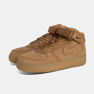 [15܂ł̂őII]NIKE iCL GA tH[X 1 ~bh Xj[J[ AIR FORCE 1 MID '07 PRM QS FLAX ( tbNX x[W EB[g Y fB[X 715889-200 )
