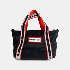 HUNTER ハンター トートバッグ ショルダーバッグ ナイロン ミニ トップ クリップ トート バッグ バッグ NYLON MINI TOPCLIP BLACK ( かばん ナイロン メンズ レディース UBS1203KBMBAH )