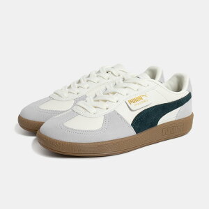 v[} p U[ Xj[J[ PUMA PALERMO LTH WARM WHITE/GREEN TERRAIN ( TbJ[ [eN zCg  O[ Y fB[X 396464-22 )