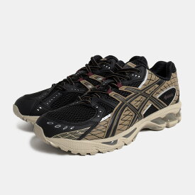 [クーポン配布中＆P2倍]asics アシックス GEL-NIMBUS 10.1 GTX ゲル ニンバス ゴアテックス スニーカー BLACK/PEPPER ( ゴールド ブラック 黒 GORE-TEX ランニングシューズ 1203A760-001 )