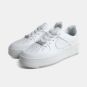 NIKE W AF1 SAGE LOW "TRIPLE WHITE" ナイキ ウィメンズ エアフォース セージ スニーカー ( AIR FORCE 白 レディース 厚底 AR5339-100 )
