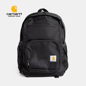 【クーポン＆P2倍】カーハート リュック バックパック バッグ 23L CARHARTT LAPTOP BACK PACK BLACK ( ブラック 黒 鞄 PC収納 通勤 通学 アウトドア 旅行 メンズ レディース CB0275BLK )
