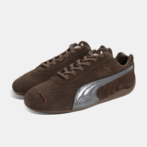 PUMA �v�[�} SPEEDCAT LUX �X�s�[�h�L���b�g ���N�X ���b�N�X �X�j�[�J�[ CHOCOLATE/GUM ( �u���E�� ���F ���� �؍� �V���o�[ 408198-01 )