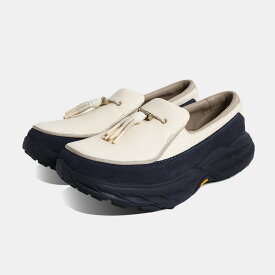 HOKA ONE ONE ホカ オネオネ SPEED LOAFER スピードローファー スニーカー BIRCH CHARCOAL GREY ( ホワイト メンズ 1162170-BHRC )