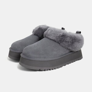 [�N�[�|����P2�{]�A�O �^�[�� ���� �u�[�c UGG TAZZELLE BOOTS GRAY ( �O���[ �t�@�[ �{�A �V�[�v�X�L�� �X�G�[�h �h�� �g���� ���U�[�u�[�c �����Y ���f�B�[�X 1171393-OBS )
