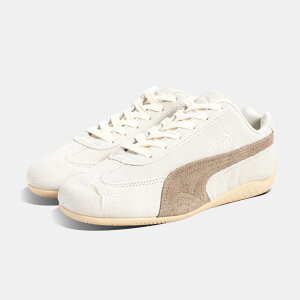 [�N�[�|���z�z����P2�{]PUMA �v�[�} SPEEDCAT ELEVATED W �X�s�[�h�L���b�g �G���x�C�e�b�h �E�B�����Y �X�j�[�J�[ WARMWHITE-ICE COFFEE ( �z���C�g �� 403619-01 )