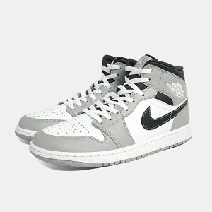 [�N�[�|����P2�{]NIKE AIR JORDAN 1 MID �gLIGHT SMOKE GREY/WHITE�h �i�C�L �G�A �W���[�_�� 1 �~�b�h �X�j�[�J�[ ( �� �z���C�g �O���[ 554724-078 )