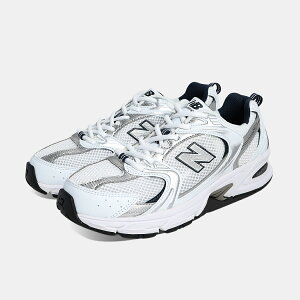 [�N�[�|����P2�{�I]NEW BALANCE MR530SG WHITE SILVER �j���[�o�����X �X�j�[�J�[ ( �� �z���C�g �V���o�[ 992 990 998 �E�B�Y D ���f�B�[�X �E�B�����Y )
