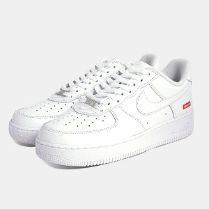 [�N�[�|����P2�{]NIKE AIR FORCE 1 LOW / SUPREME WHITE × RED �i�C�L �G�A�t�H�[�X 1 �V���v���[�� �X�j�[�J�[ ( �� �z���C�g AF1 �{�b�N�X���S �R���{ �����Y CU9225-100 )