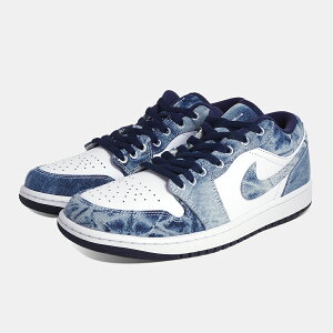 �C�O���� NIKE AIR JORDAN 1 LOW SE Washed Denim �i�C�L �G�A �W���[�_�� ���[ �X�j�[�J�[ ( ���{������ �f�j�� �E�H�b�V���h �u���[�` �W�[���Y �����Y CZ8455-100 )