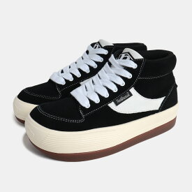 [P2倍＆クーポン]【1000円OFFクーポン発行中!!】NORTHWAVE ノースウェーブ エスプレッソ チリ スエード スニーカー ESPRESSO CHILLI SUEDE 90s BLACK/WHITE ( ブラック 黒 ハイカット 厚底 メンズ NW008BLW )