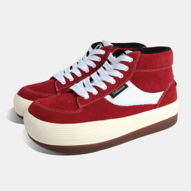 [P2倍＆クーポン]【1000円OFFクーポン発行中!】NORTHWAVE ノースウェーブ エスプレッソ チリ スエード スニーカー ESPRESSO CHILLI SUEDE 90s RED/WHITE ( レッド 赤 レザースニーカー ハイカット 厚底 メンズ NW008REW )