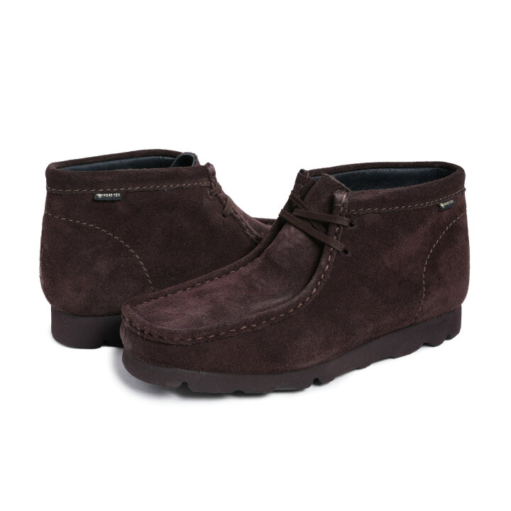 楽天市場】CLARKS クラークス スエード ワラビー ブーツ ゴアテックス 