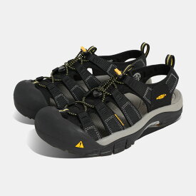 KEEN キーン MENS NEWPORT H2 メンズ ニューポート サンダル BLACK ( ブラック 黒 水陸両用 アウトドア 定番 人気 軽量 川遊び レジャー 1001907 )