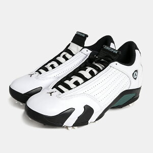 [�N�[�|����P2�{�I]NIKE �i�C�L AIR JORDAN 14 G �G�A �W���[�_�� �S���t �X�j�[�J�[ OXIDIZED GREEN �z���C�g �� �X�p�C�N �� �O���[�� GOLF �����Y HJ7710-100