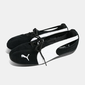PUMA �v�[�} ���� �X�s�[�h�L���b�g �o���G �V���[�Y �X�j�[�J�[ SPEEDCAT BALLET NOVA WNS PUMA BLACK PUMA WHITE ( �� ���f�B�[�X Y2K �E�B�����Y 408340-02 )