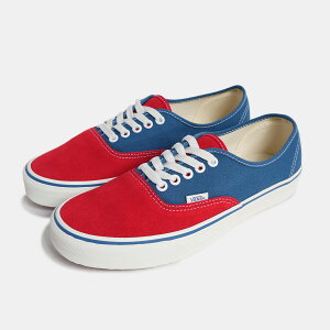 [�N�[�|����P2�{�I]VANS ���@���Y AUTHENTIC �I�[�Z���e�B�b�N �X�j�[�J�[ RACING RED ( �o���Y �u���[ ���b�h �� �� �����Y �؂�ւ� ���[�e�N �����Y ���f�B�[�X VN000EHHIZQ )