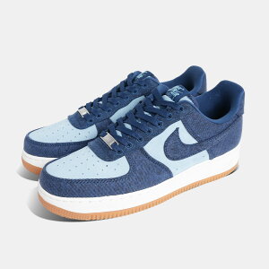 �i�C�L �G�A�t�H�[�X 1 �X�j�[�J�[ NIKE AIR FORCE 1 07 LV8 DENIM NAVY WORN BLUE ( �f�j�� �K���\�[�� AF1 �����Y ���f�B�[�X IR0951-400 )