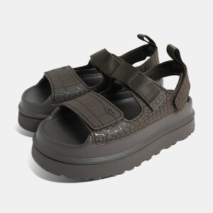 �A�O �S�[���f�� �O���E �G���{�X�g �T���_�� UGG GOLDEN GLOW EMBOSSED DENSE SMOKE ( �u���E�� ���F �p�C�\�� ���f�B�[�X 1175311-DNSS )